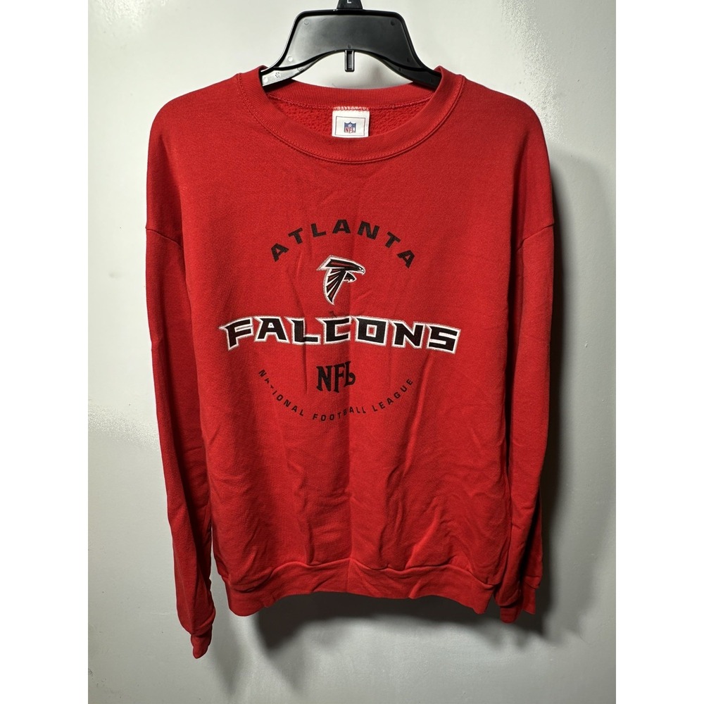 NFL Atlanta Flacons Shirt Mens Large Long Sleeve Red